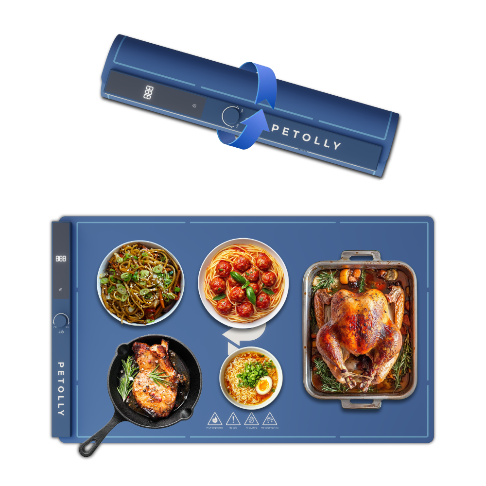 Fast Heating Electric Food Warming Tray – Blue
