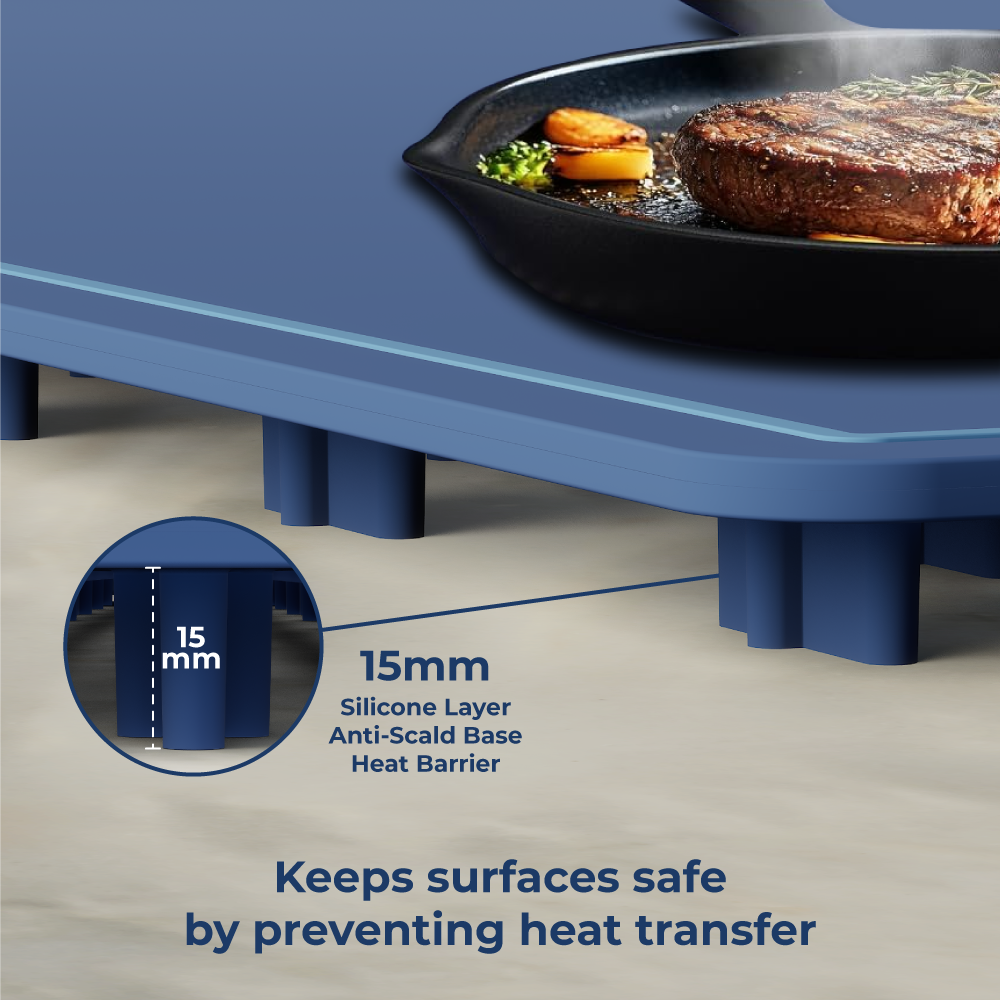 Fast Heating Electric Food Warming Tray – Blue